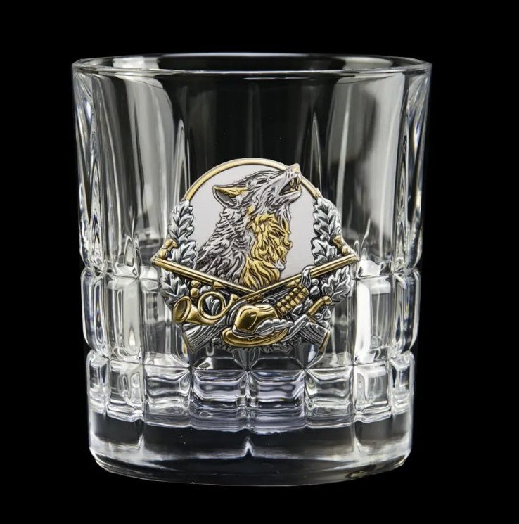 Набор для виски «HUNTER» Boss Crystal – 6 хрустальных бокалов, золото, серебро Фото 6